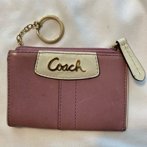 Coach keychain wallet